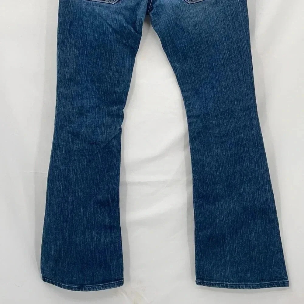 Diesel Lowky B.C. Jeans Womens 26 Blue Bootcut Low Rise Stretch Made in Italy - Picture 6 of 9